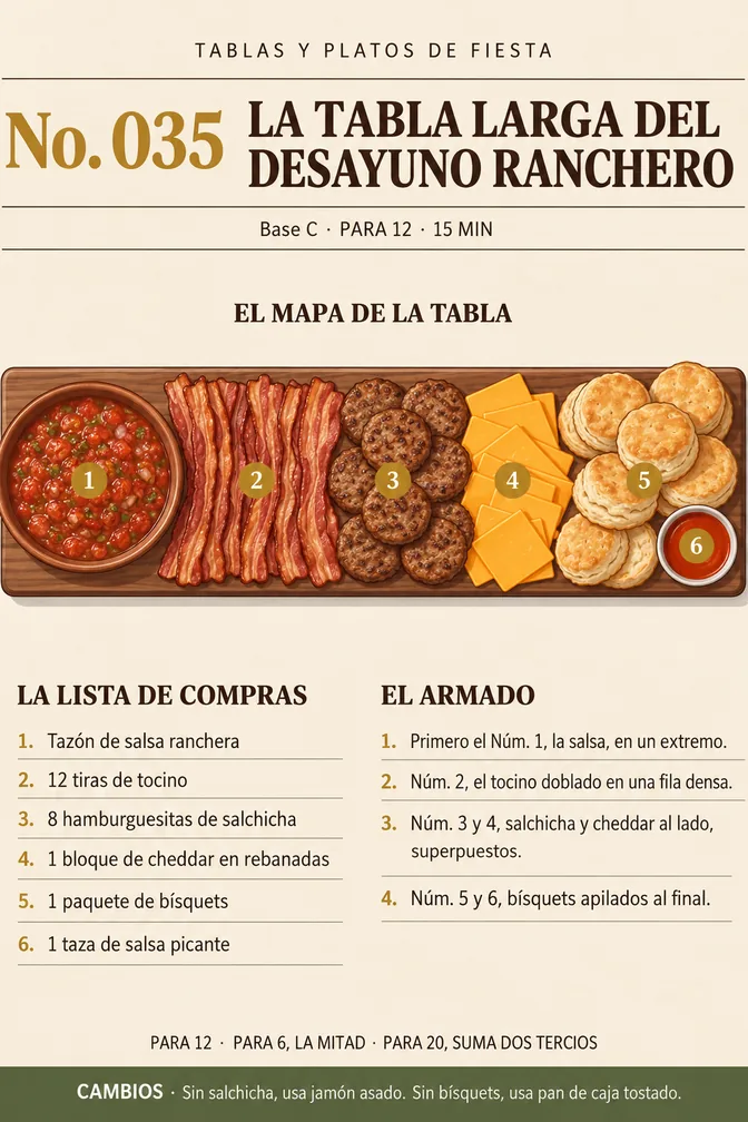 Página La Tabla Larga del Desayuno Ranchero del libro