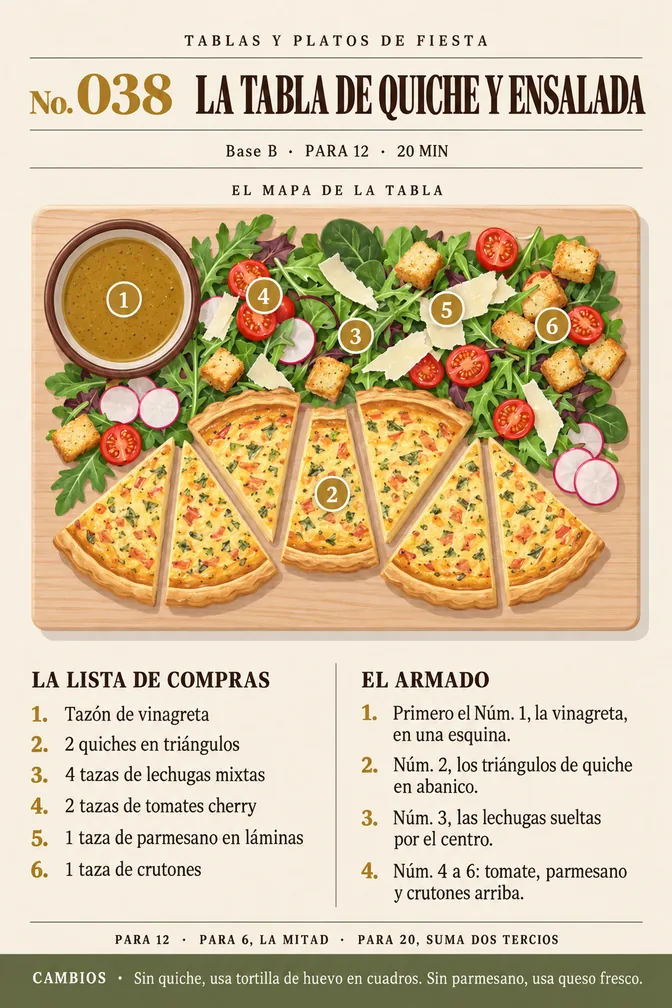 Página La Tabla de Quiche y Ensalada del libro
