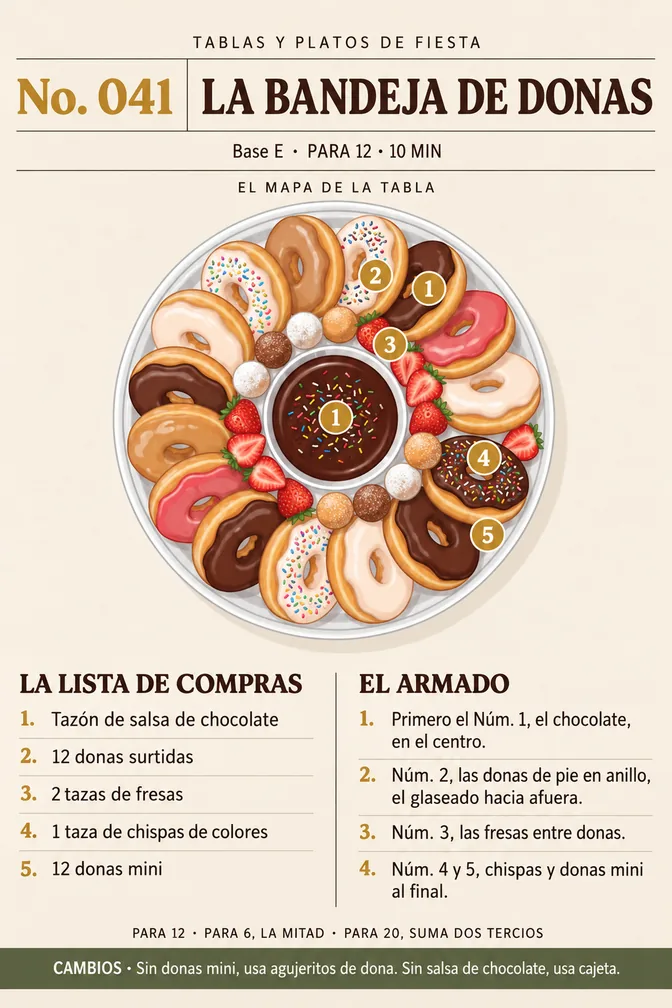 Página La Bandeja de Donas del libro