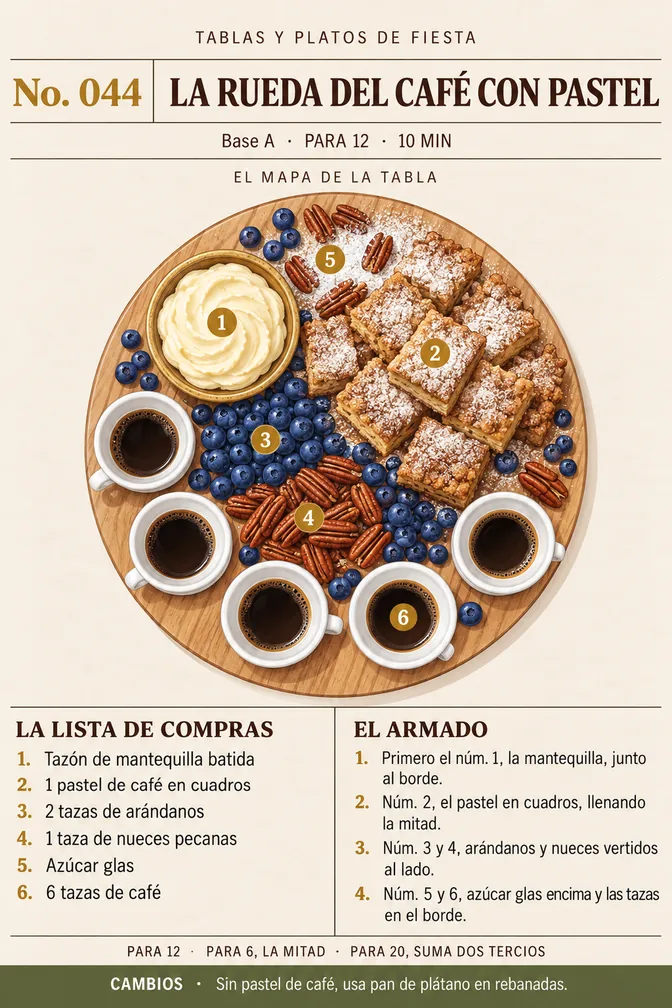 Página La Rueda del Café con Pastel del libro